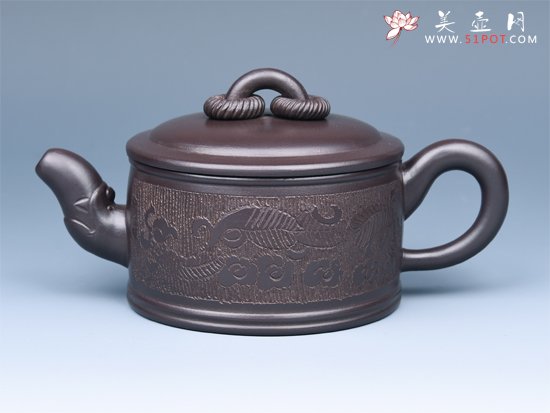 紫砂壶图片：龙坛壶 - 美壶网