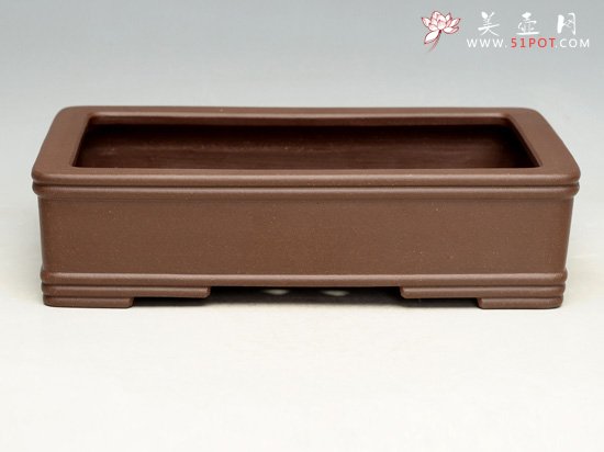 紫砂壶图片：五线长方盆 - 美壶网