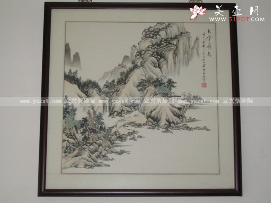 紫砂壶图片：青峰飞泉 - 美壶网