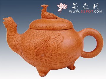紫砂壶图片：凤凰壶 - 美壶网