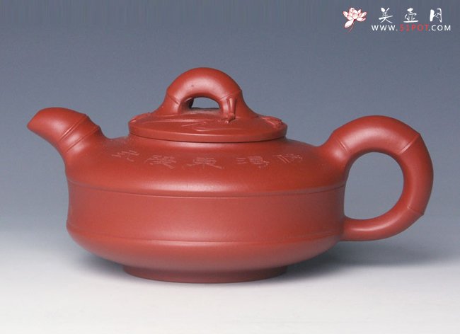 紫砂壶图片：竹富 320CC - 美壶网