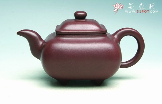 紫砂壶图片：四方传炉 - 美壶网