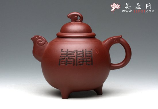 紫砂壶图片：三羊开泰 - 美壶网