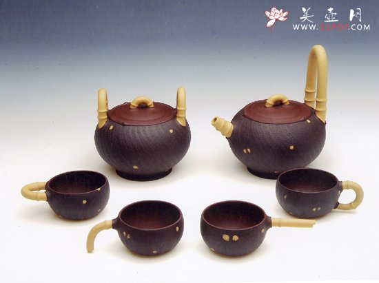 紫砂壶图片：全家福壶 - 美壶网