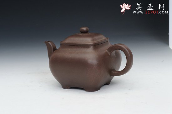 紫砂壶图片：金玉四方 (2) - 美壶网