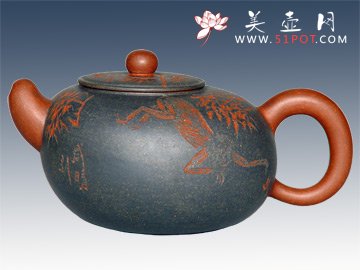 紫砂壶图片：流石280CC - 美壶网