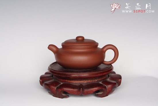 紫砂壶图片：扁仿古 - 美壶网