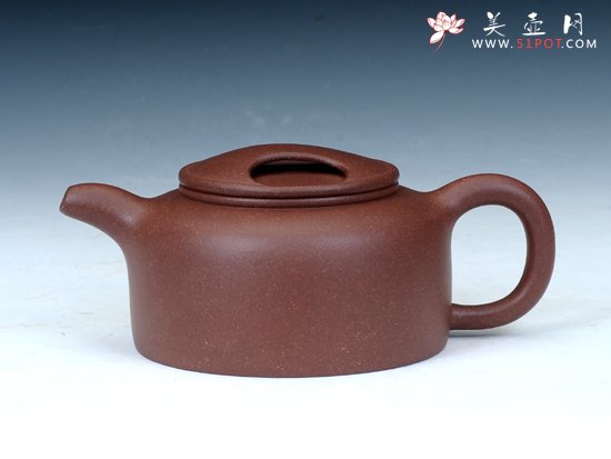 紫砂壶图片：牛盖莲子壶 - 美壶网