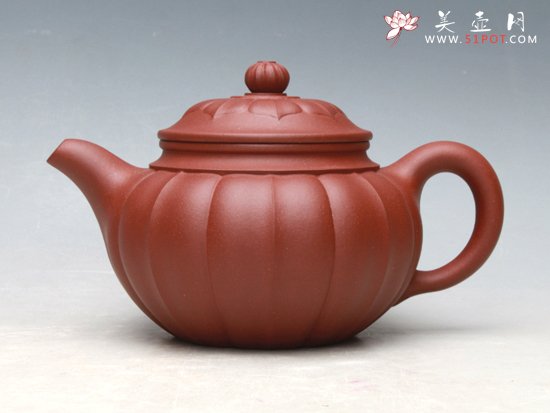 紫砂壶图片：菱花如意 - 美壶网