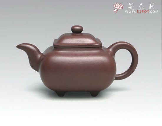 紫砂壶图片：四方传炉 - 美壶网