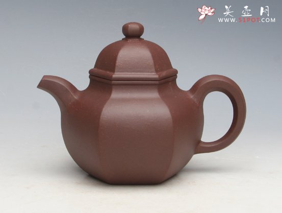 紫砂壶图片：六方掇球 副本 - 美壶网