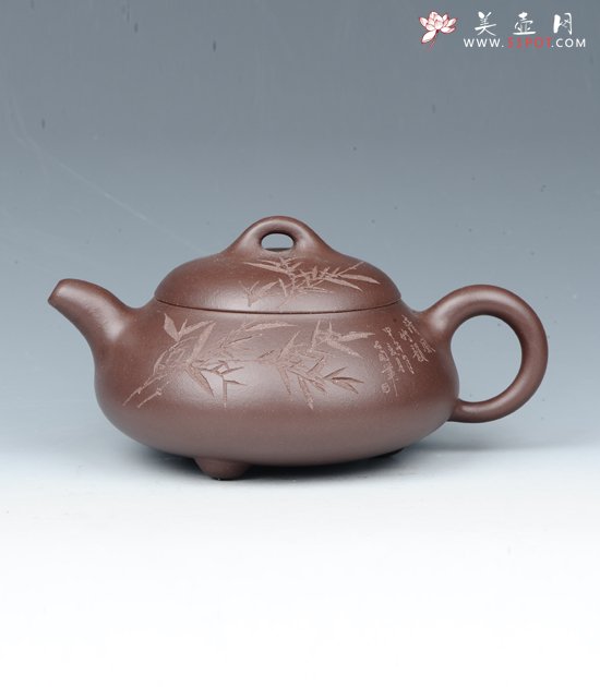 紫砂壶图片：矮石瓢 - 美壶网