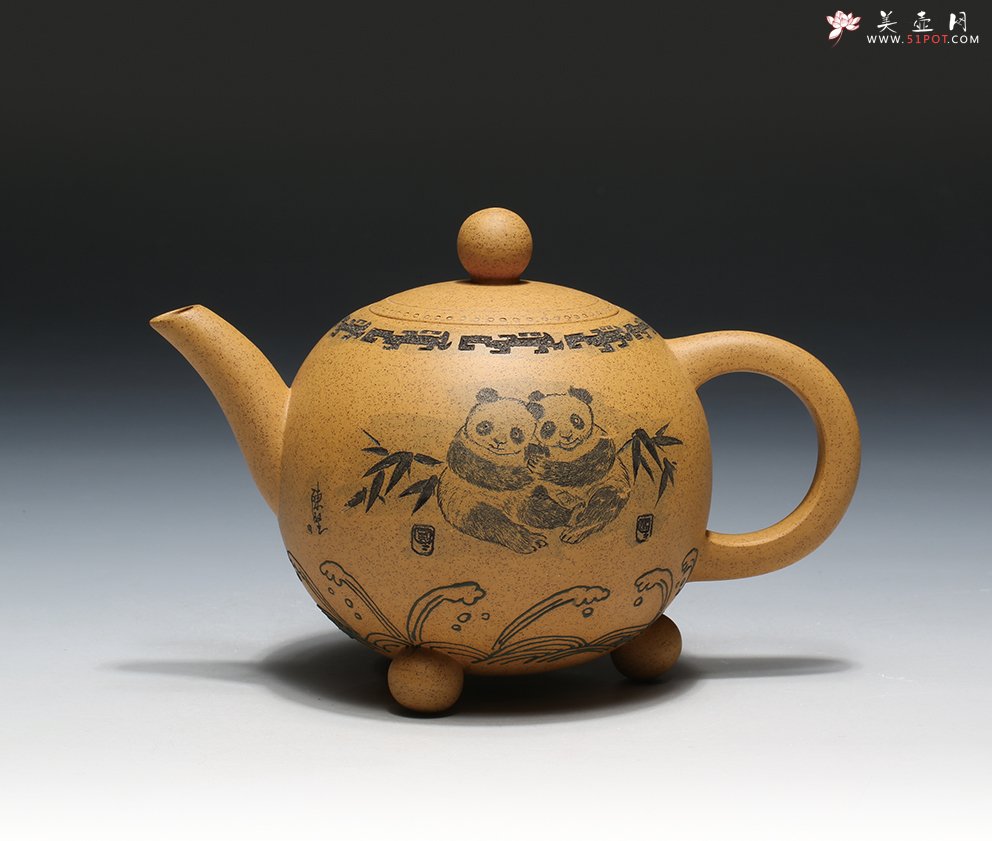 紫砂壶图片：团团圆圆 - 美壶网