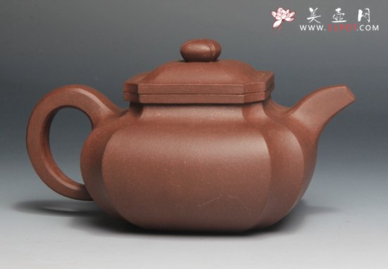 紫砂壶图片：四方菱花 - 美壶网