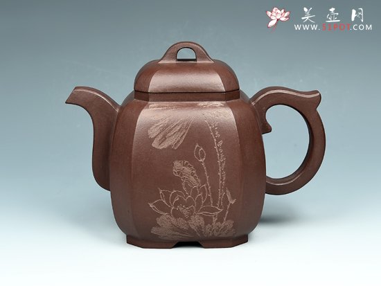 紫砂壶图片：福临八方壶 - 美壶网