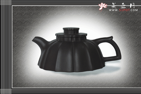 紫砂壶图片：菱花鱼罩 - 美壶网