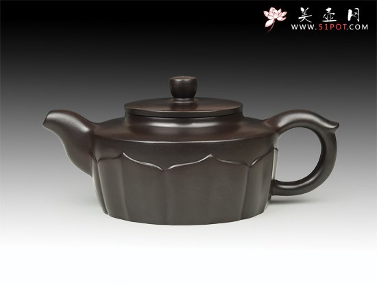 紫砂壶图片：碧叶亭亭 - 美壶网