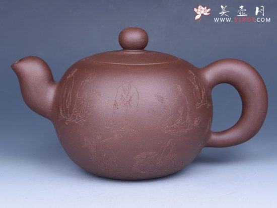 紫砂壶图片：   - 美壶网