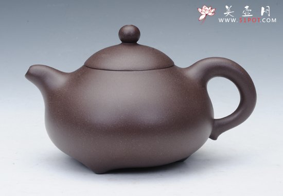 紫砂壶图片：三足乳丁 - 美壶网