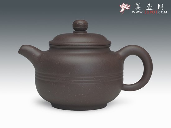 紫砂壶图片：三线掇只 - 美壶网