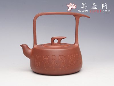 紫砂壶图片：星雨提梁 - 美壶网