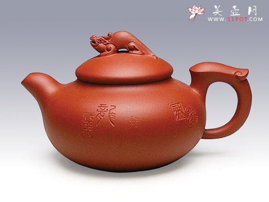 紫砂壶图片：螭龙如意 - 美壶网