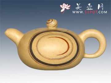 紫砂壶图片：雨花石350CC - 美壶网