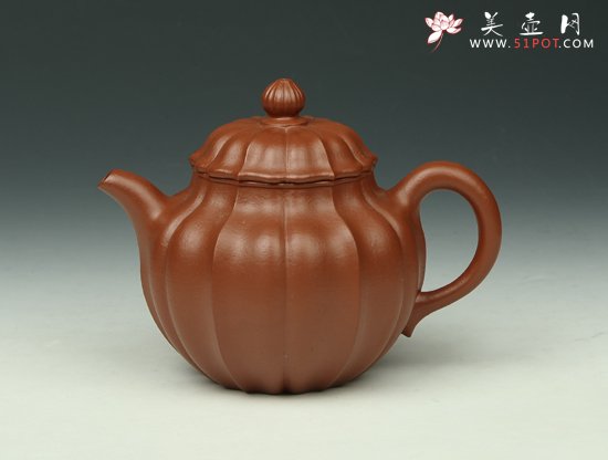 紫砂壶图片：筋纹器秋水 - 美壶网