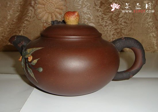 紫砂壶图片：圣桃 - 美壶网