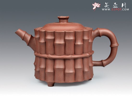 紫砂壶图片：一捆竹 - 美壶网