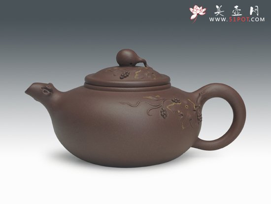 紫砂壶图片：硕果 - 美壶网