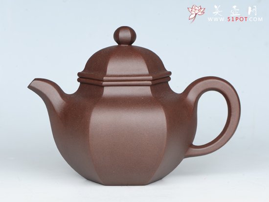 紫砂壶图片：六方掇球 - 美壶网