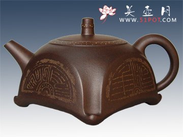 紫砂壶图片：钟鼎 - 美壶网