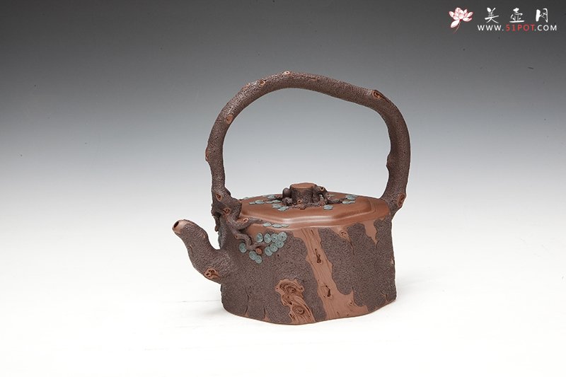 紫砂壶图片：苍松竞秀 - 美壶网