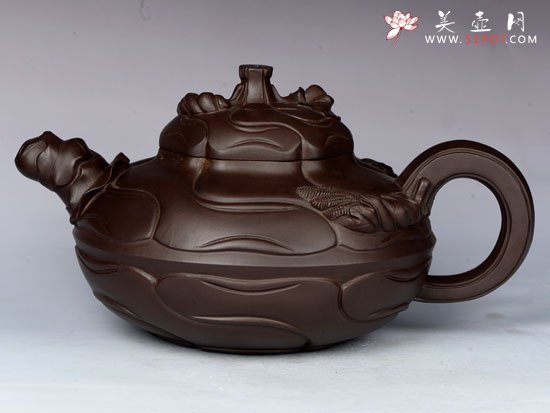 紫砂壶图片：风卷葵 - 美壶网