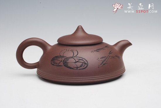 紫砂壶图片：渔翁 - 美壶网