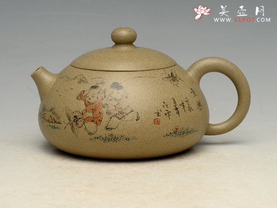 紫砂壶图片：倒把西施 - 美壶网