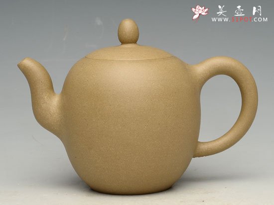 紫砂壶图片：美人肩（本山绿泥） 180cc - 美壶网