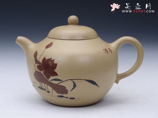 紫砂壶图片：古莲 400CC - 美壶网