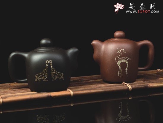 紫砂壶图片：玉玺系列 - 美壶网