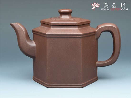 紫砂壶图片：六方玉柱 - 美壶网