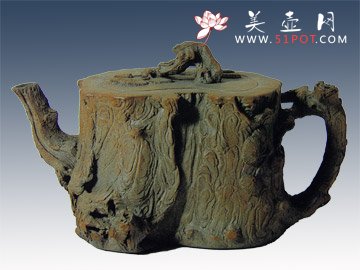 紫砂壶图片：松段壶 - 美壶网