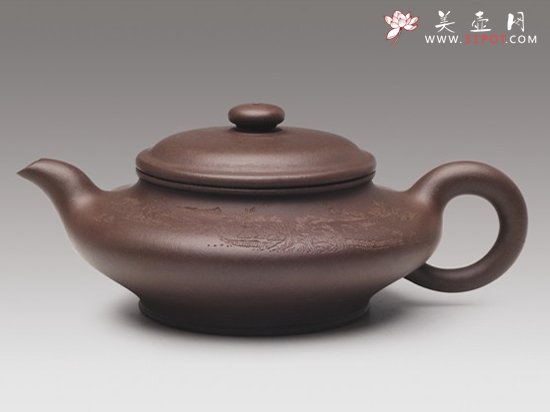 紫砂壶图片：虚扁 - 美壶网
