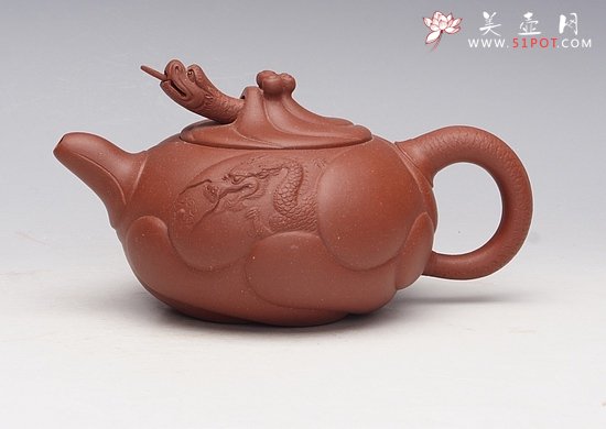 紫砂壶图片：鱼化龙 - 美壶网