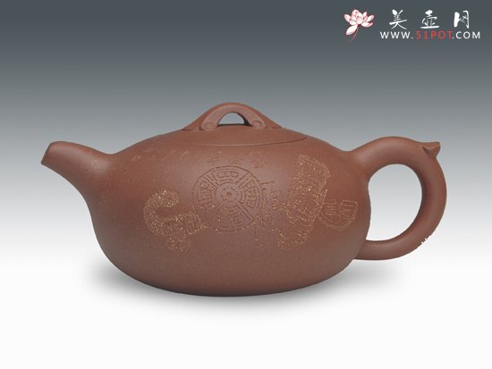 紫砂壶图片：玉如意壶 - 美壶网