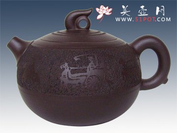 紫砂壶图片：德福 - 美壶网