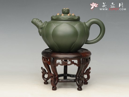 紫砂壶图片：莲心   容量：600cc - 美壶网