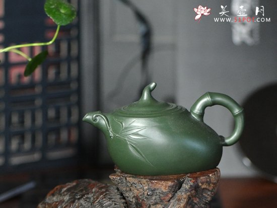 紫砂壶图片：韵竹 - 美壶网