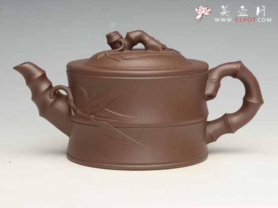 紫砂壶图片：可心竹段 - 美壶网