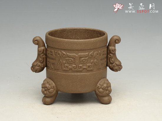 紫砂壶图片：三足鼎立 - 美壶网